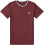 Fred Perry T-Shirts Rood Heren - Thumbnail 1