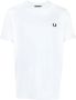 FRED PERRY Heren Polo's & T-shirts Ringer T-shirt Lichtblauw - Thumbnail 3