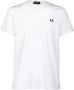 Fred Perry Klassiek Laurel Crown T-Shirt White Heren - Thumbnail 1