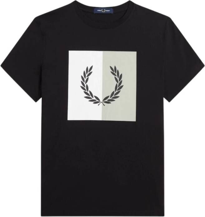 Fred Perry T-shirts Zwart Heren