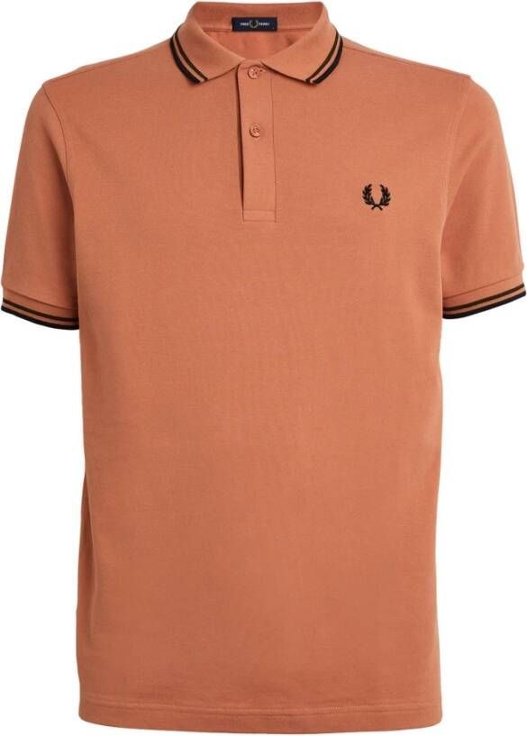 Fred Perry Tijdloze Polo Shirts Collectie Beige Heren