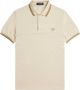 Fred Perry Beige Twin Tipped Shirt 691 Beige Heren - Thumbnail 1