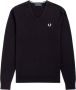 Fred Perry Zwarte Sweaters Stijl Model Naam Black Heren - Thumbnail 1