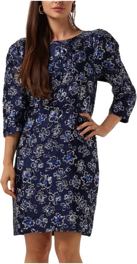 Freebird Blauwe Mini Jurk Dafine Blue Dames - Foto 3