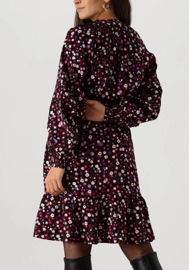Freebird Bloemen Zwarte Mini Jurk Multicolor Dames - Foto 6