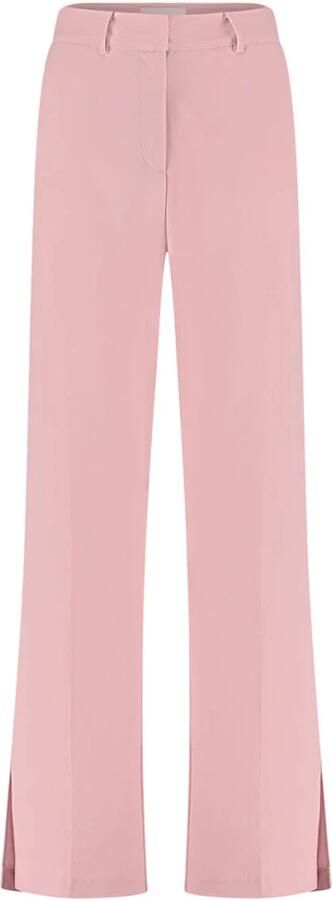 Freebird Pantalon met splits Lolani roze