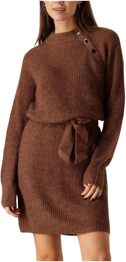 Freebird Bruine Kasan Mini Jurk Brown Dames - Foto 6