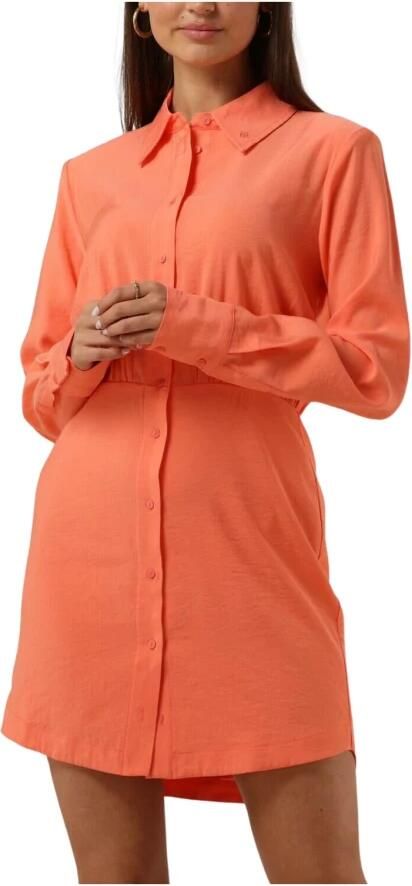 Freebird Crisp Vis Mini Jurk Koraal Orange Dames - Foto 4