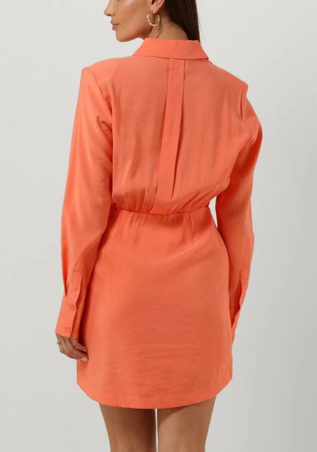 Freebird Crisp Vis Mini Jurk Koraal Orange Dames - Foto 2