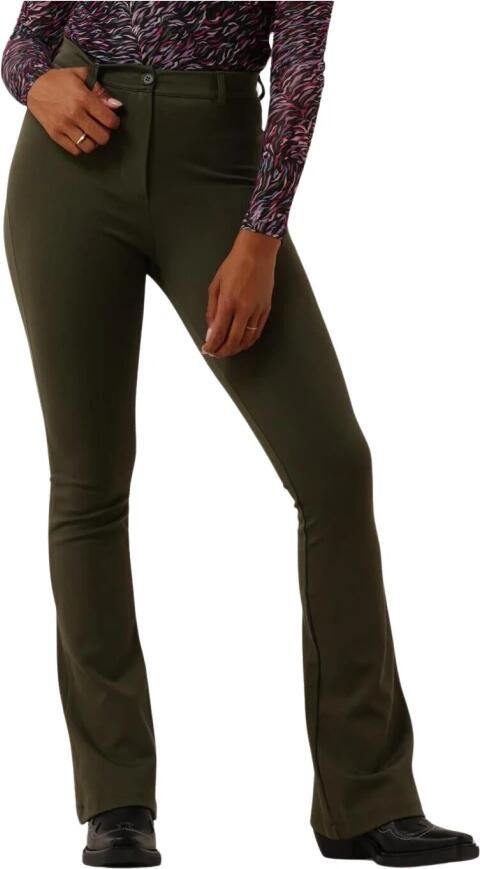 FREEBIRD Dames Broeken Plien Donkergroen - Foto 3