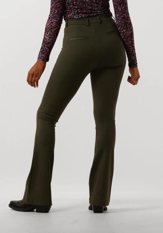 FREEBIRD Dames Broeken Plien Donkergroen - Foto 2