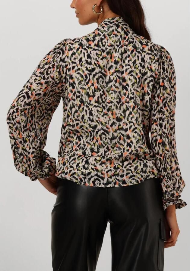 Freebird Kleurrijke Bibian Bow Blouse Multicolor Dames - Foto 6