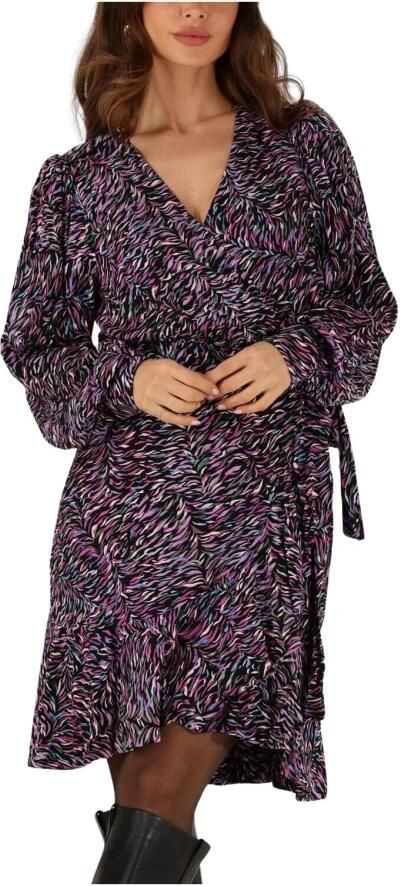 Freebird Kleurrijke Mini Jurk Rowenda Stijl Multicolor Dames - Foto 7