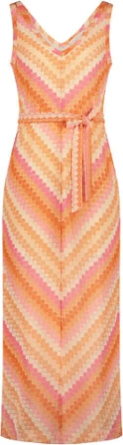 Freebird Zigzag Print Maxi Jurk Multicolor Dames - Foto 1