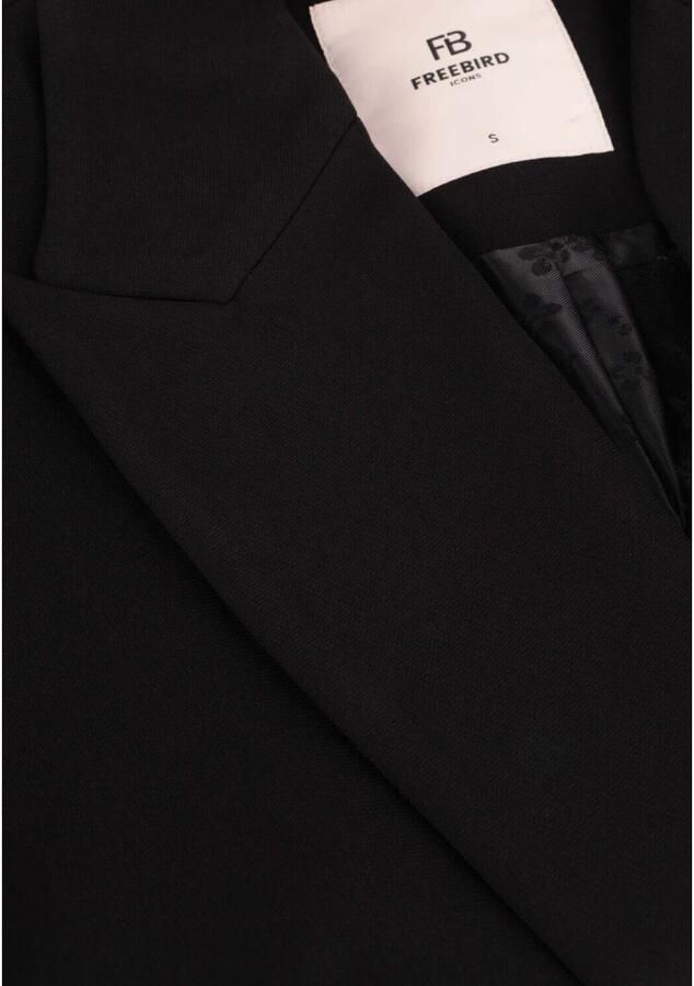 Freebird Zwarte Puff Blazer Lavina Stijl Black Dames