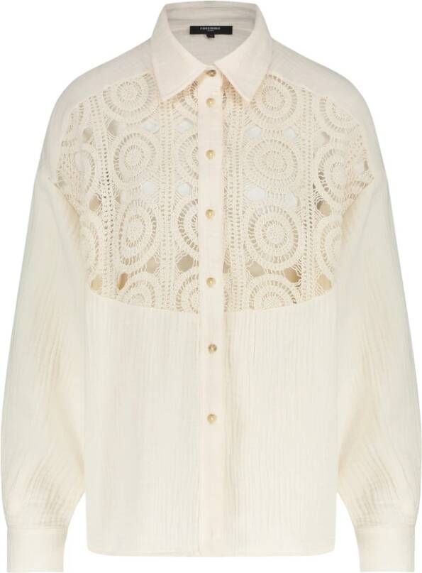 Freebird Jemm blouse ecru Beige Dames