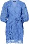 Freebird semi-transparante kanten jurk Leora met ceintuur blauw - Thumbnail 2