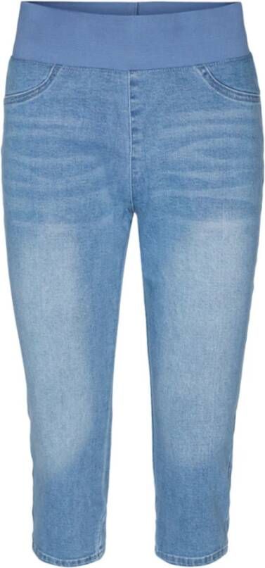 Freequent Bijgesneden jeans Blauw Dames