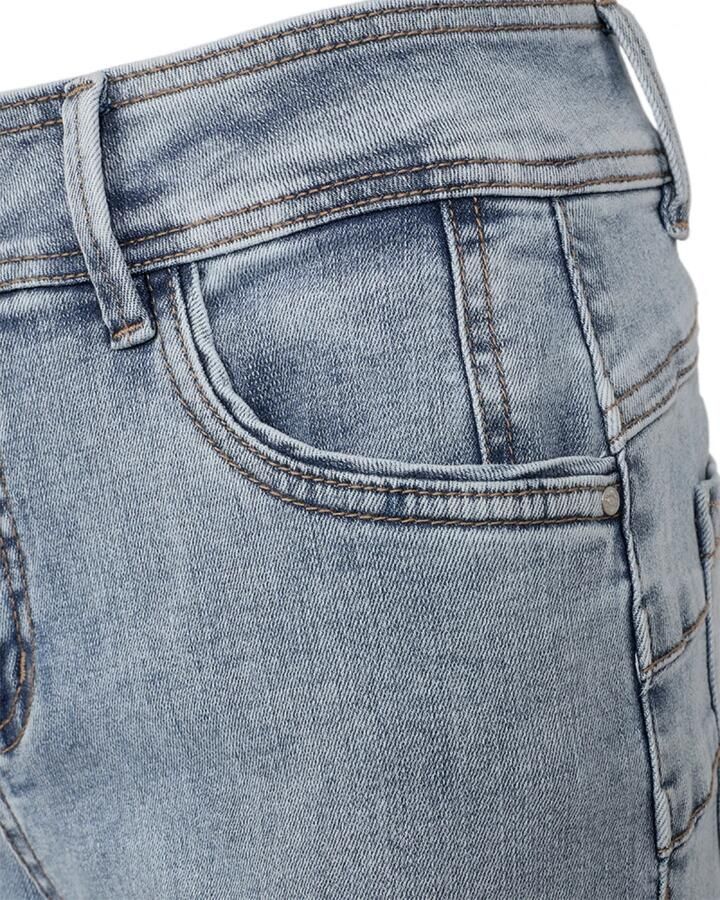 FREE QUENT Wide leg jeans met riemlussen model 'Lopez'