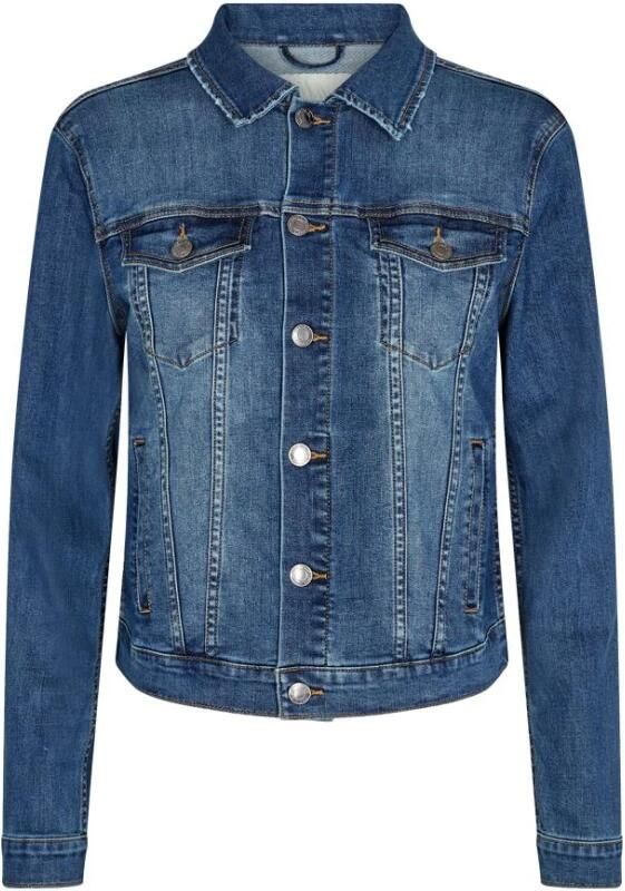 Freequent Medium Blue Denim Jeans Denim Jack Fqrock Blue Dames - Foto 4