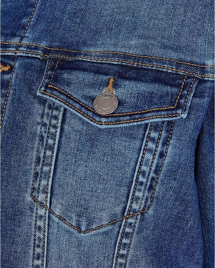 Freequent Medium Blue Denim Jeans Denim Jack Fqrock Blue Dames