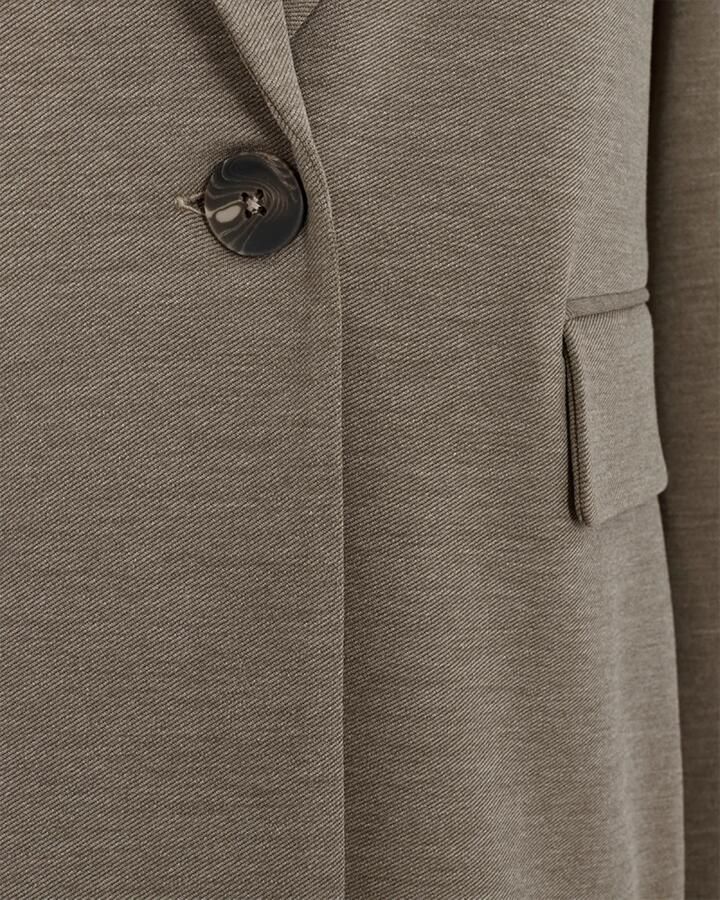 Freequent Elegante Blazer met Brede Revers Beige Dames - Foto 2