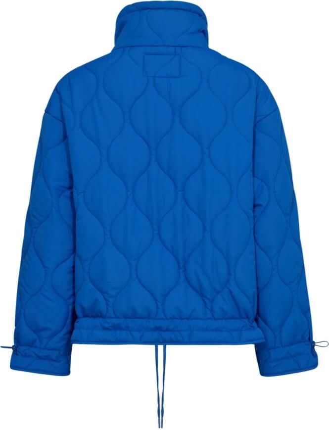 Freequent Gewatteerd Skydiver Jack met Elegant Patroon Blue Dames - Foto 3