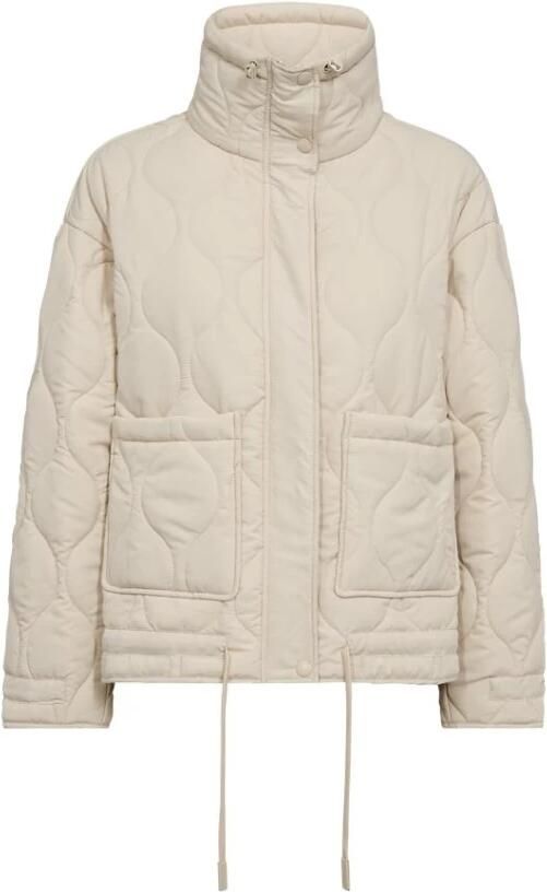 Freequent Stijlvolle Jack Coat in Moonbeam Beige Dames