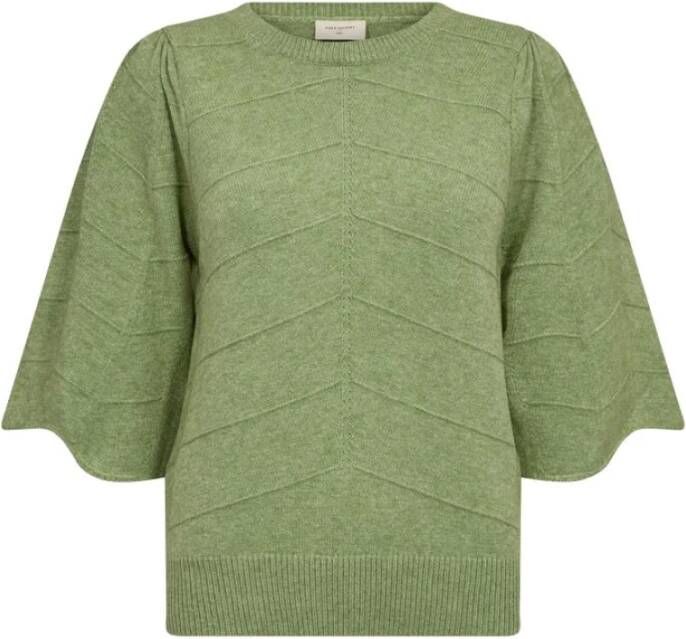 Freequent pullover 202294 Fqclaura Piquant Green Dames