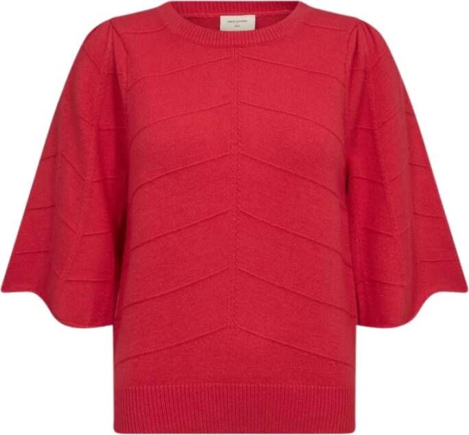 Freequent pullover 202294 Fqclaura Rococco Rood Dames