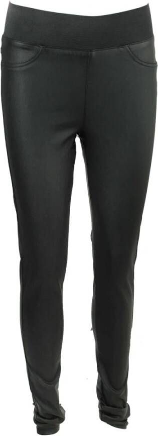 Freequent Gecoate broek Shantal-Pa-Cooper Zwart Black Dames