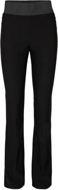 Freequent Slim-fit broek Zwart Dames