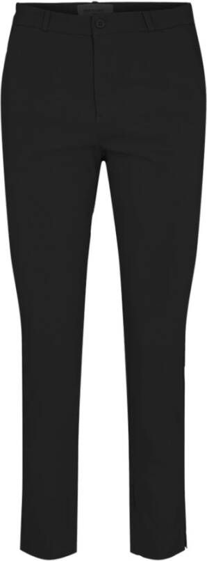 Freequent Slim-fit broek Zwart Dames