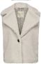 Freequent Stijlvolle Bodywarmer 203160 Fqted Moonbeam Beige Dames - Thumbnail 1