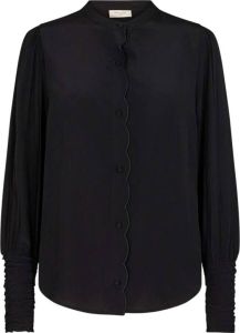 Freequent Sweetly blouse black Zwart Dames
