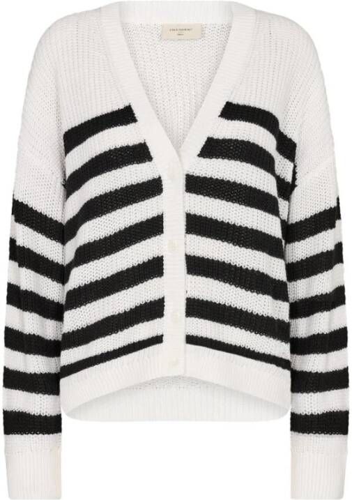 Freequent Cardigan 202668 White Dames