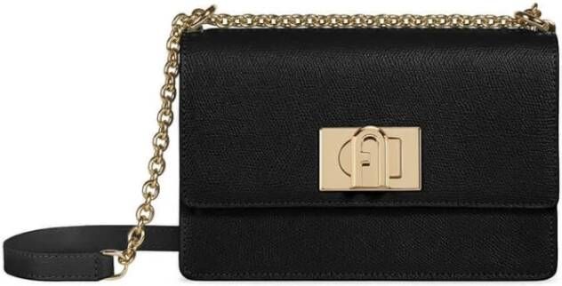 Furla Leren Mini Crossbody Tas met Draaislot Black Dames - Foto 10