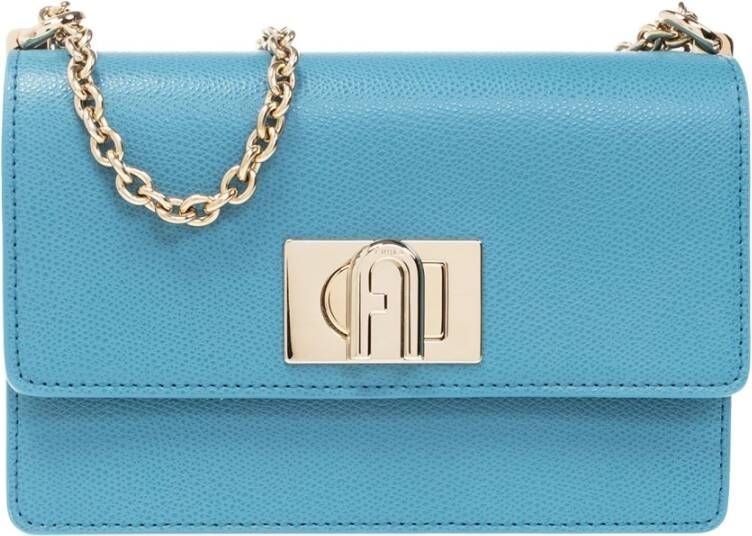 Furla 1927 Mini Crossbody Tas Blue Dames