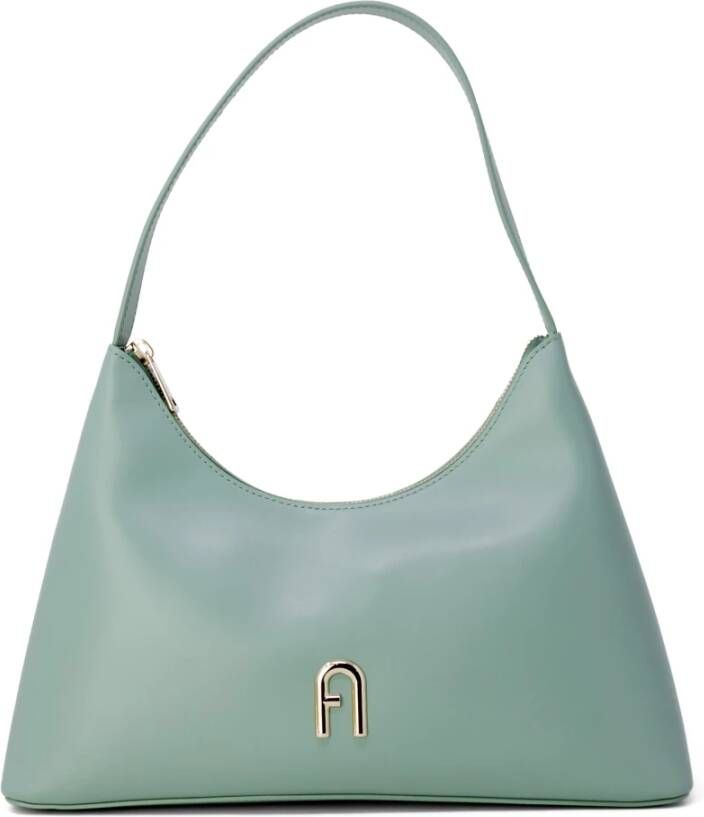 Furla Hobo bags Diamante S Shoulder Bag in groen