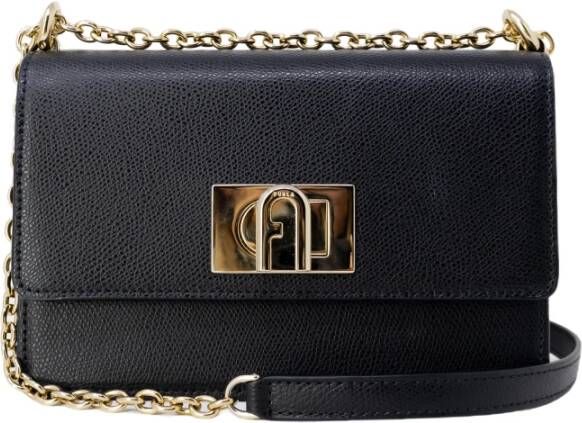 Furla Leren Mini Crossbody Tas met Draaislot Black Dames - Foto 8