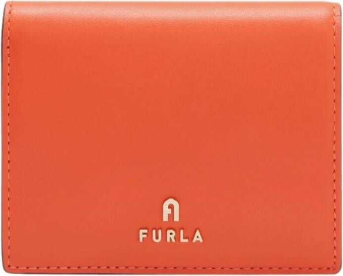 Furla Portemonnee kaarthouder Oranje Dames