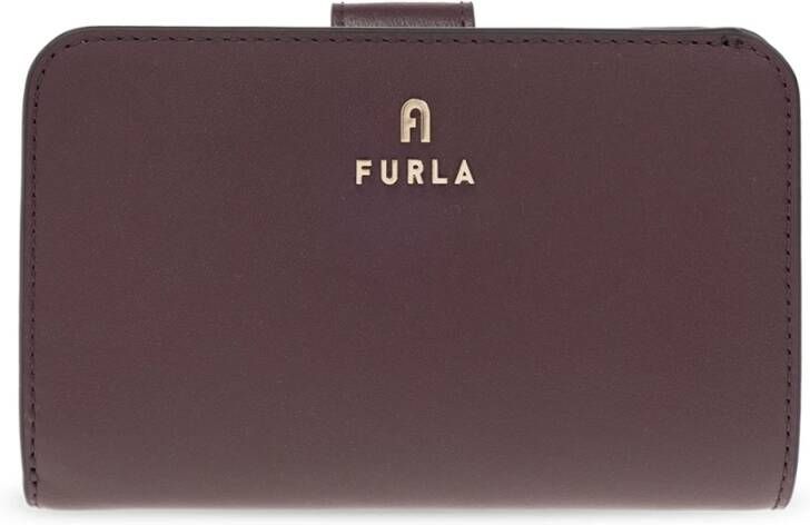 Furla Compacte portemonnee met tien kaartsleuven en muntvakje Paars Dames