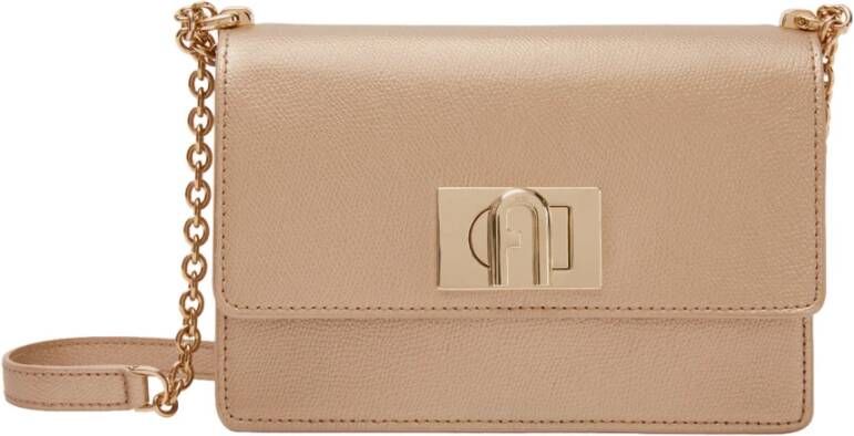 Furla Cross Body Bags Beige Dames