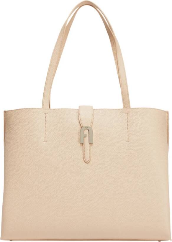 Furla Totes Sofia L Tote in poeder roze