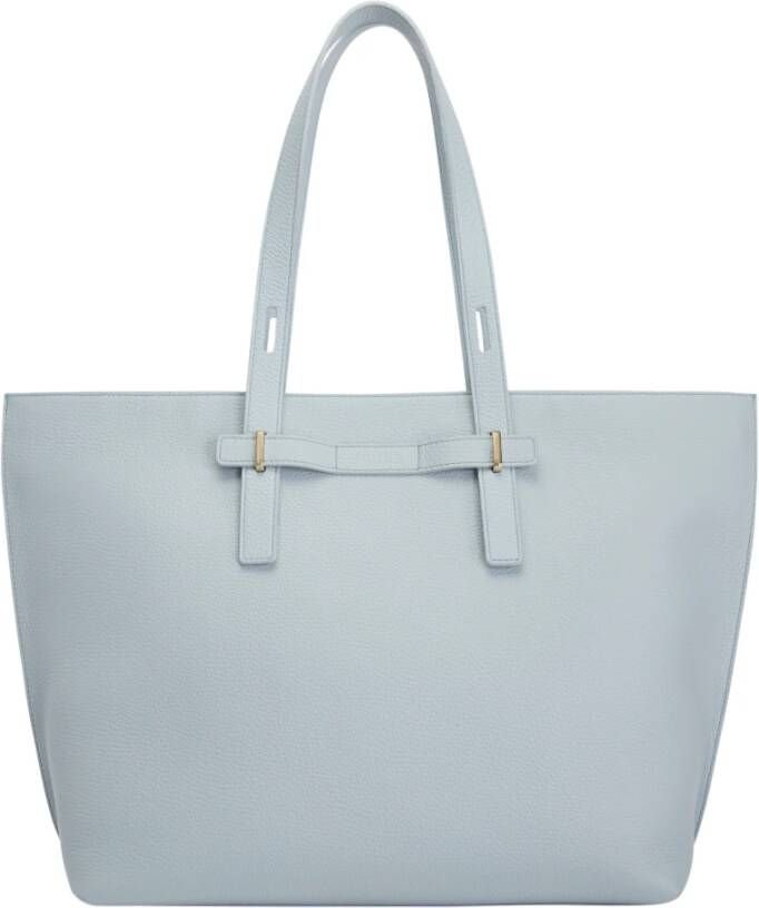 Furla Elegante Grote Giove Tote met Verstelbare Handvatten Grijs Dames