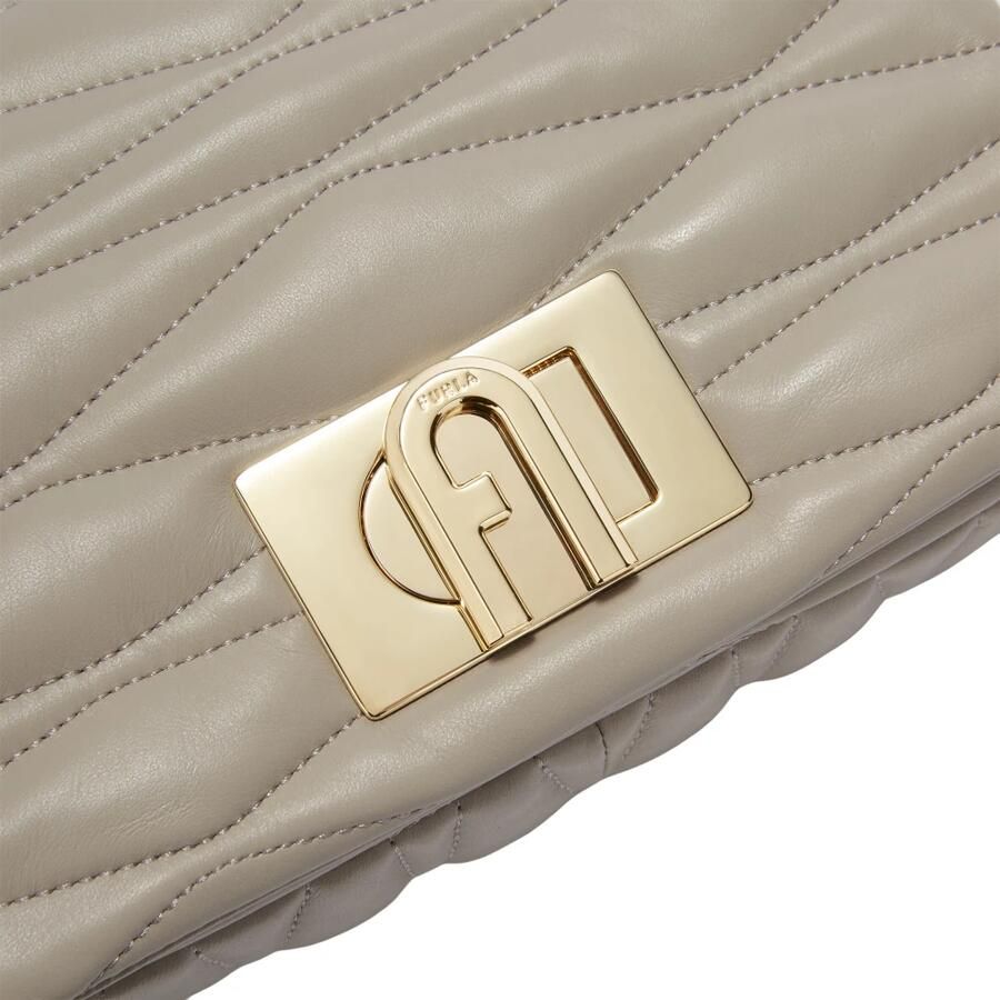 Furla Gewatteerde Vanille Crossbody Tas met Arco Draaislot Beige Dames - Foto 2