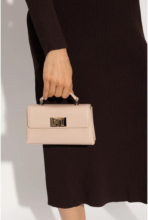 Furla Crossbody bags 1927 Mini Crossbody Top Handle in poeder roze - Foto 7