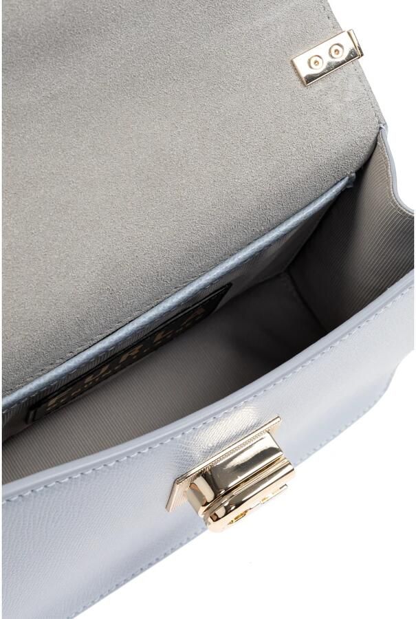 Furla Elegante Zilveren Ketting Schouderband Handtas Blue Dames - Foto 9