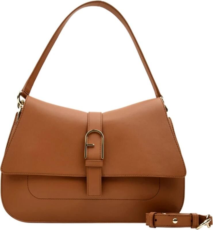 Furla Bruine Flow Schoudertas Brown Dames - Foto 3