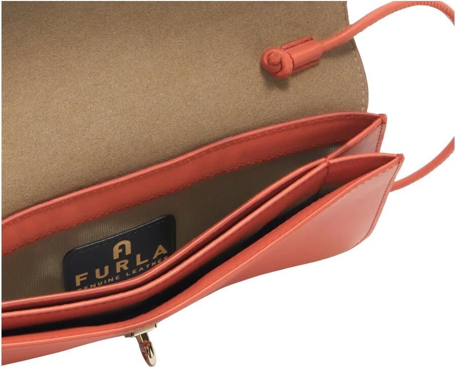 Furla Crossbody bags Genesi Mini Crossbody in oranje - Foto 6